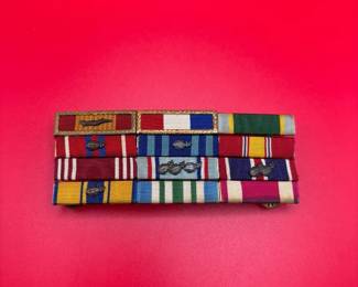 Highly Decorated U.S. Air Force 12 Piece Ribbon Bar Set
