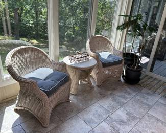 Wicker furniture