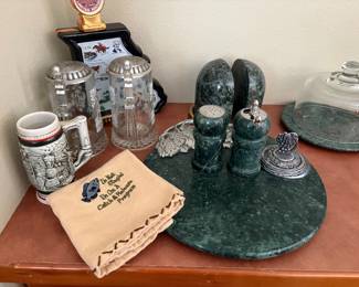 Steins, bar ware