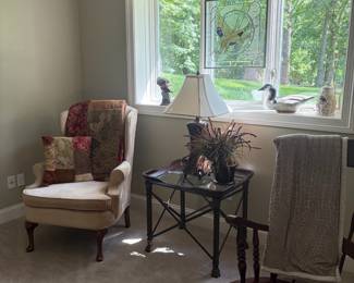 Armchair, rocking chair, small tables