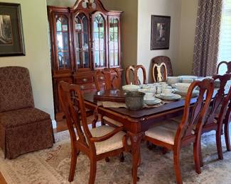 Dining set, China hutch, fine china sets