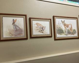Ducks unlimited decor, signed prints