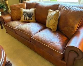 Leather sofa