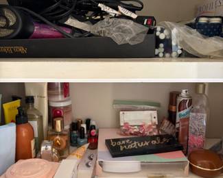 Bathroom, beauty products