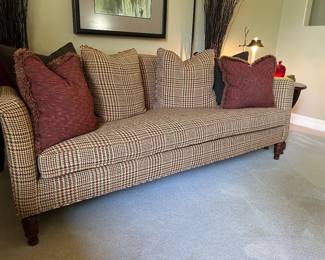 Plaid sofa