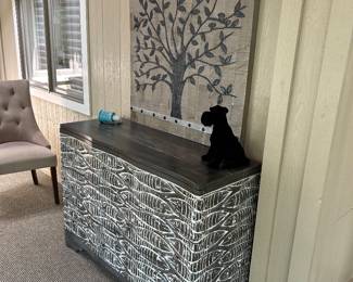 Credenza, wall art