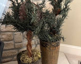 Faux greenery