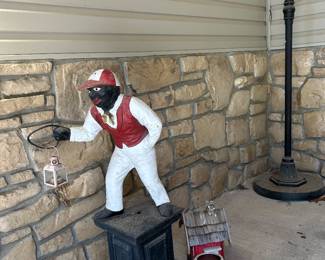 Lawn decor, lawn jockey