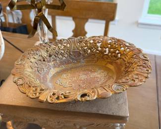 Italian brass tray