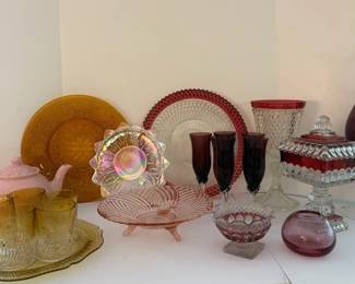 Vintage Color Glassware