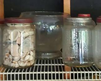 Retro Wide Mouth Glass Jar Bundle