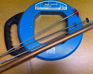 IDEAL TuffGrip Steel Fish Tape, Flexible Claw  Magnetic Gripper, Copper Piper