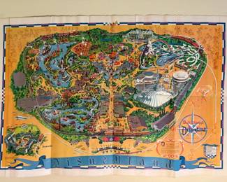 1968 Disneyland and Magic Kingdom Maps