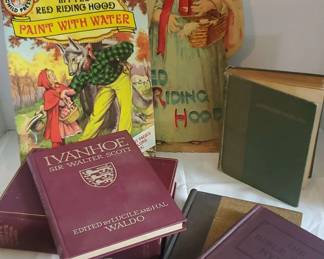 Vintage Books 1920s, Little Red Riding Hood, Ivanhoe
