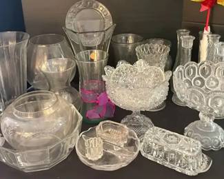 Variety of Clear Glass