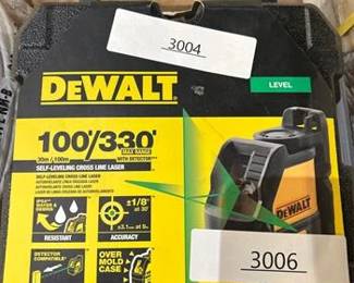 DEWALT 100 ft. Green Self-Leveling Cross Line Laser Level