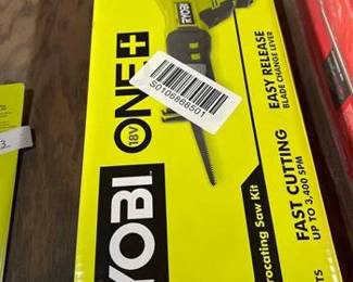 RYOBI ONE+ 18-Volt Cordless Reciprocating Saw Kit with 4.0 Ah Battery and Charger