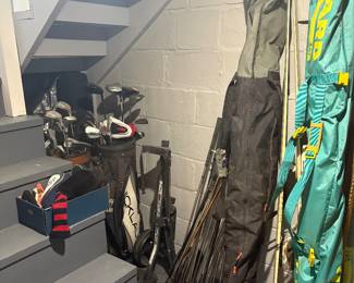 Golf n ski equipment 