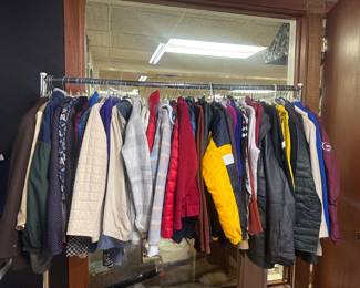 All winter coats and jackets 2.00 each