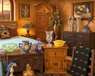 sandstone art, Robert Redbird, Wyland, Lee Rommel, Gloria Eriksen, Phil Lonese, Apuchay, signed art, oil painting, still life painting, desert landscape, cactus artwork, cholla frame, framed prints, canvas prints, Native art, western art, wall art, dragonfly lamp, slag glass lamp, Tiffany style lamp, table lamps, floor lamps, decorative lighting, accent lighting, stained glass lamp, lamp collection, lighting decor, baskets, Apache basket, coil basket, woven basket, wall basket, decorative baskets, succulent decor, faux succulents, cactus decor, floral arrangements, Kokopelli, gecko decor, lizard wall art, armadillo figure, parrot figurine, whale sculpture, Wyland whale, bronze sculpture, animal sculpture, decorative figurines, Dunhill lighter, Dunhill clock