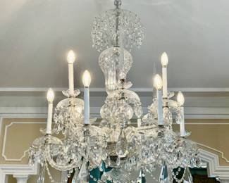 Waterford "Ardmore" 12 arm crystal chandelier