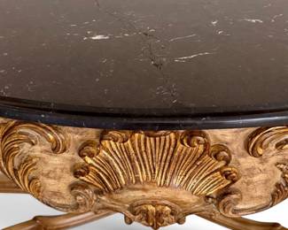 Slight crack in marble top