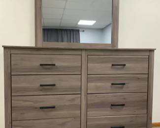 Lang Furniture 8 Drawer Dresser With Mirror