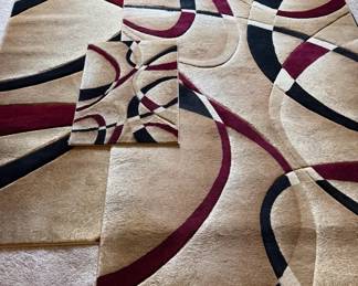 Three Matching Area Rugs