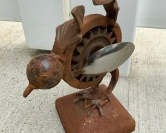 Small Metal Art Bird