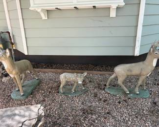 DeerCement Yard Art
