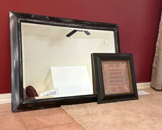 Large Mirror  Framed Picture