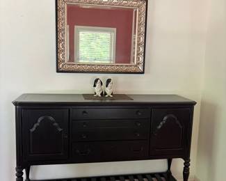 Side Board Buffet, Mirror  Decor