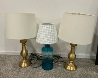 Three Table Lamps