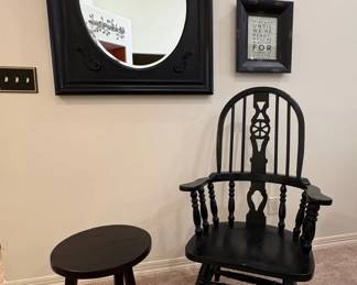 Dark Stained Matching Furniture  Decor