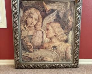 Framed Reproduction Of MusicMaking Angels