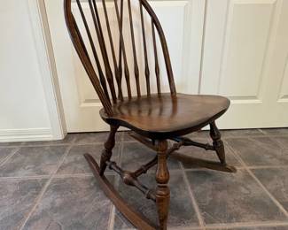 Nichols  Stone Co. Rocking Chair, Gardener, Mass.