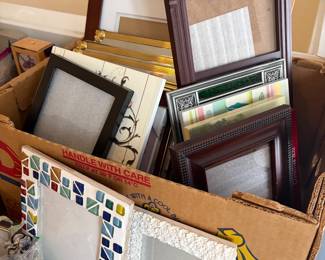 Frames throughout the house