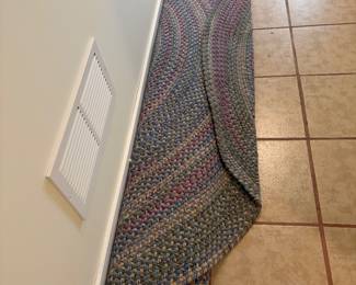 Nice oval braided rug
