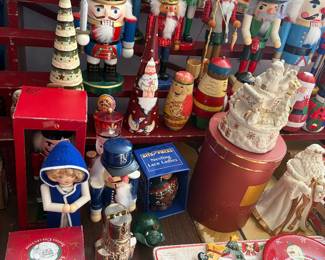 Nesting dolls and Lenox Christmas