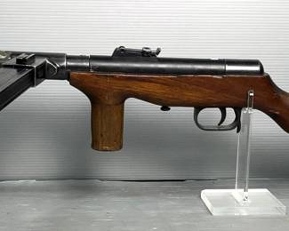 Spanish (Erma) Modello 1941/44 "Naranjero" 9mm Largo Submachine Gun Model SN# D-7144, Display Model, Non-metal Receiver, Rare Version of the Erma EMP, Spanish Guardia Civil Markings