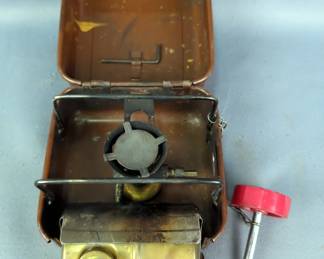 Vintage Backpacking Camp Stove, 3.5"H x 5.5"L x5 5"W 