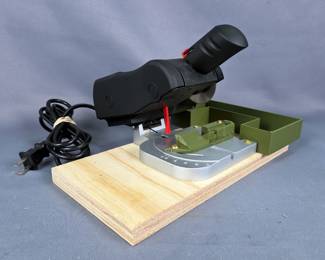 Drill Master 2 Bench Top Cut-Off Saw Setup To Convert .223 Brass To .300 Blackout, Powers On