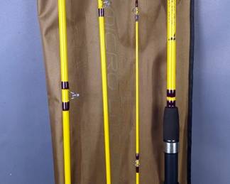 Eagle Claw Packit PK601-7'6" Spin/Fly Rod, With Bass Pro Shop Carrier 