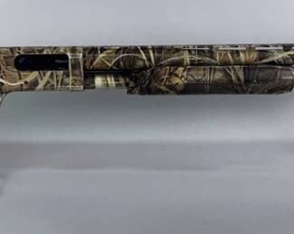 Mossberg 500A 12 ga Pump Action Shotgun SN# T154386, 28" Bbl, For 2-3/4" and 3" Shells, Accu-Choke, Fiber Optic Bead