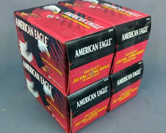 American Eagle .22 LR Ammo, 40 gr solid, Rimfire Cartridges, Approx 2000 Rds, Local Pickup Only 
