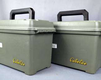 Cabela's Dry-Storage Ammo Boxes, 15.75"L x 8"W x 10"H, Qty 2