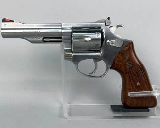 Amadeo Rossi/ Interarms M518 .22 LR 6-Shot Revolver SN# L051236, Includes Extra Pair Of Grips, Paperwork, In Original Box 