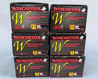 Winchester Train & Defend .38 Spl Ammo, 130 gr, Some JHP And Some FMJ, Approx 240 Rds, Local Pickup Only 
