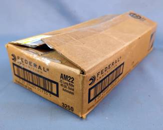 Federal AutoMatch .22 LR Ammo, 40 gr, Approx 3250 Rds, Local Pickup Only