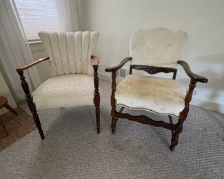 Victorian Style Armchairs (Set of 2)